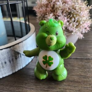 Vintage 1983  Care Bears Good Luck Bear Kenner Green Clover